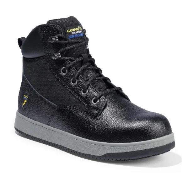 Mens Goodyear Engineered by Skechers Onyx High-Top Steel Toe
